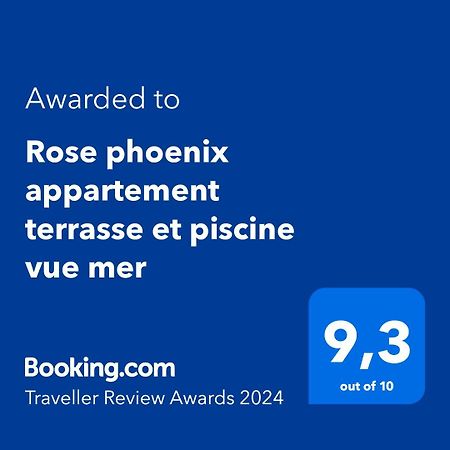 Rose phoenix appartement terrasse et piscine vue mer Les Anses-d'Arlet Extérieur photo